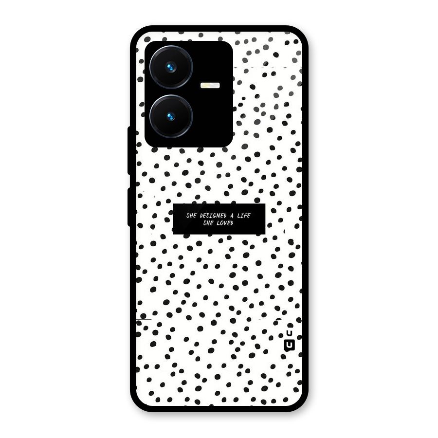 Life Loved Glass Back Case for Vivo Y22s