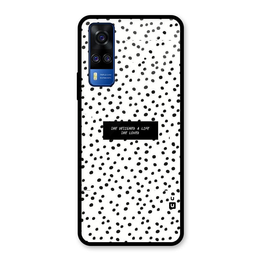 Life Loved Glass Back Case for Vivo Y31