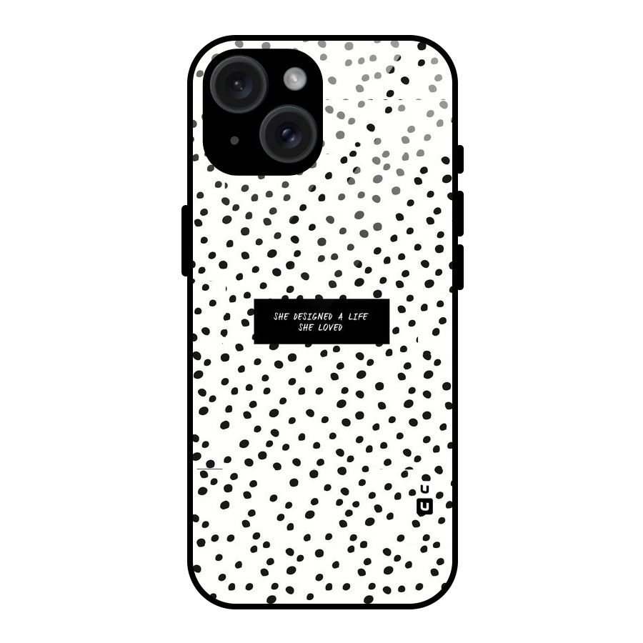 Life Loved Glass Back Case for iPhone 15