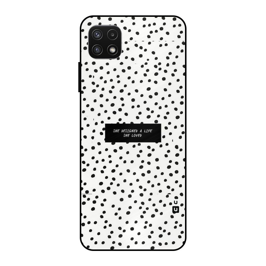 Life Loved Metal Back Case for Galaxy A22 5G