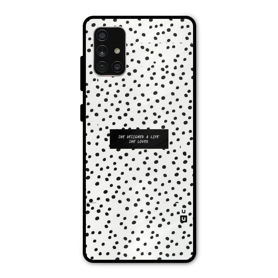 Life Loved Metal Back Case for Galaxy A71