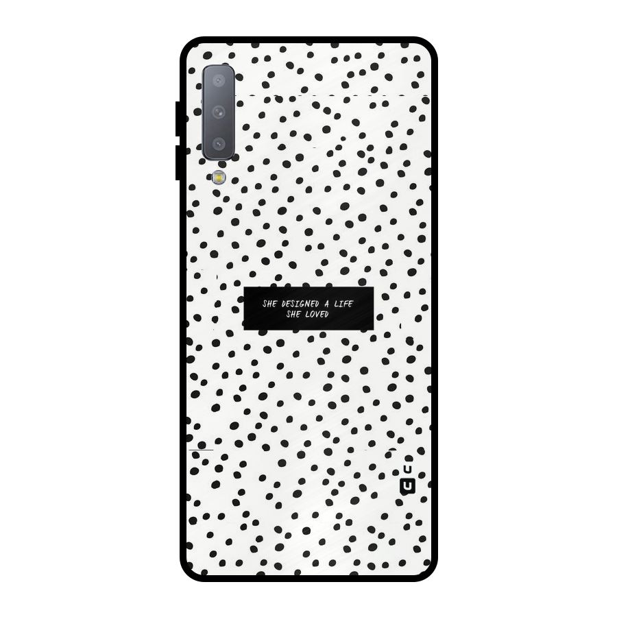Life Loved Metal Back Case for Galaxy A7 (2018)