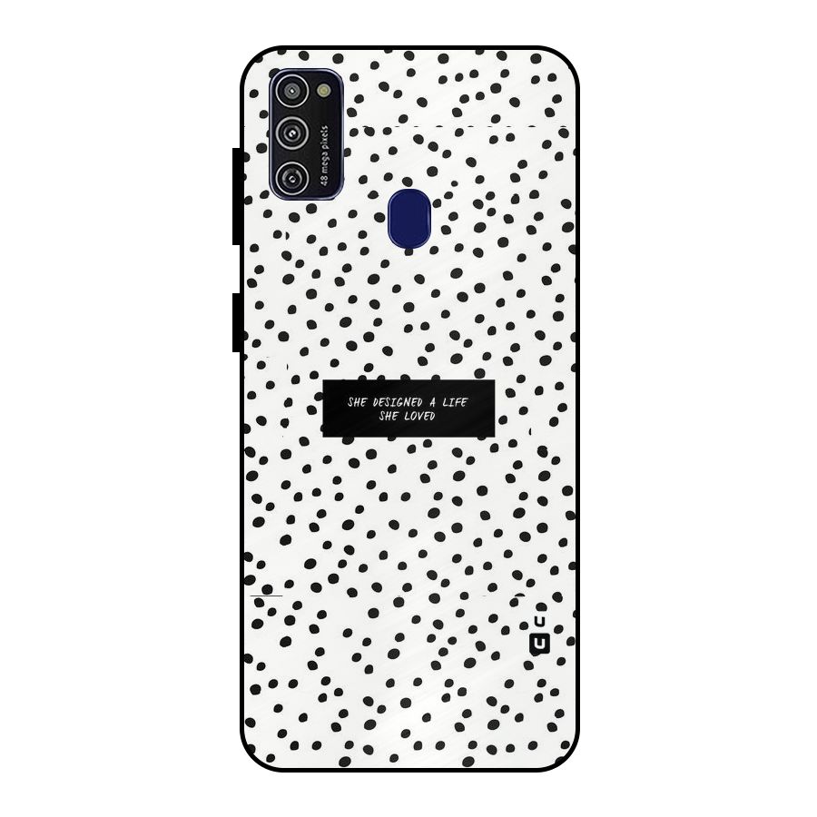 Life Loved Metal Back Case for Galaxy M21