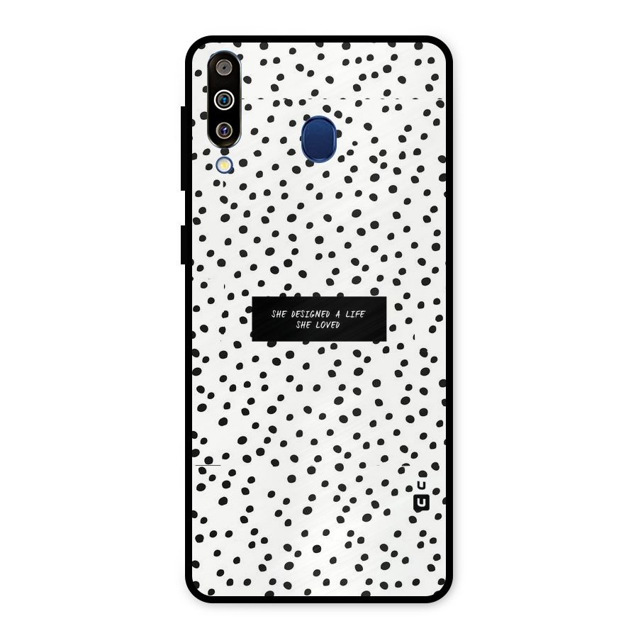 Life Loved Metal Back Case for Galaxy M30