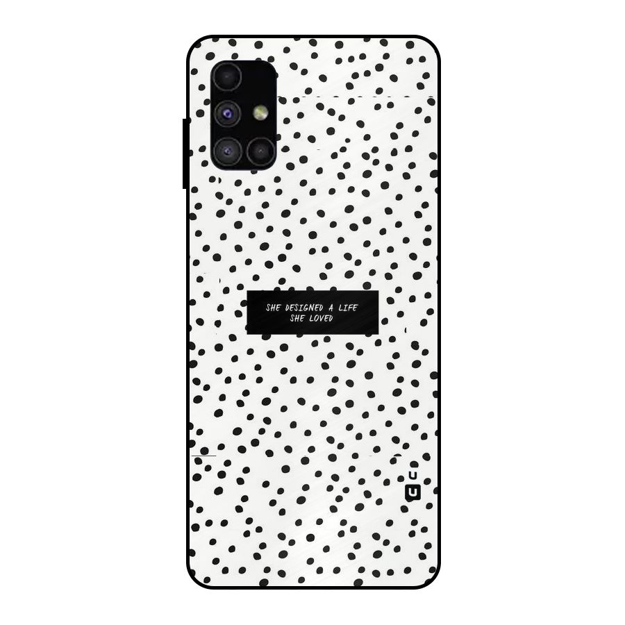 Life Loved Metal Back Case for Galaxy M51