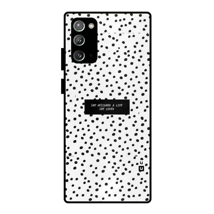Life Loved Metal Back Case for Galaxy Note 20