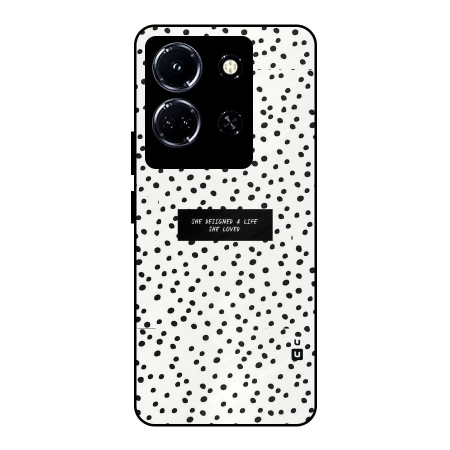 Life Loved Metal Back Case for Infinix Note 30 5G