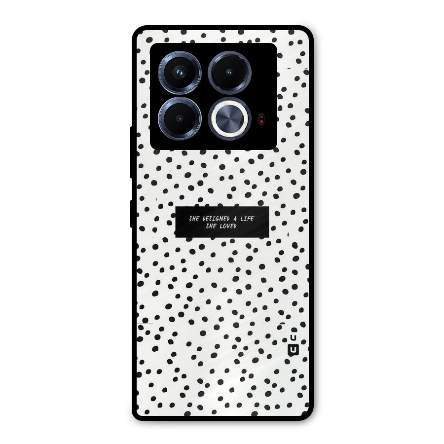 Life Loved Metal Back Case for Infinix Note 40 5G