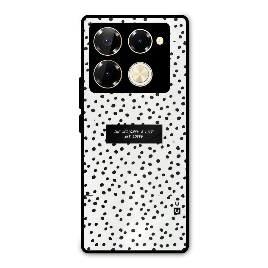 Life Loved Metal Back Case for Infinix Note 40 Pro