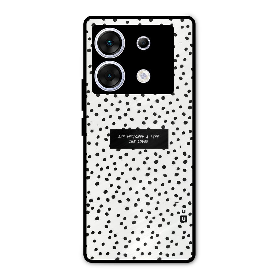Life Loved Metal Back Case for Infinix Zero 30 5G