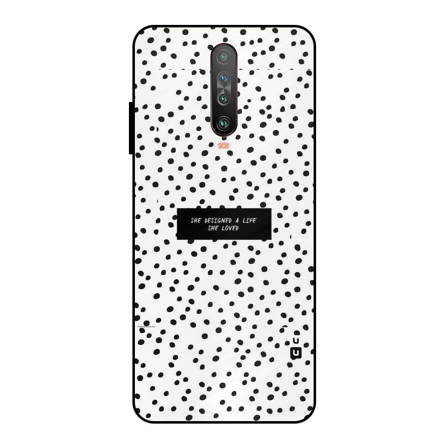 Life Loved Metal Back Case for Poco X2