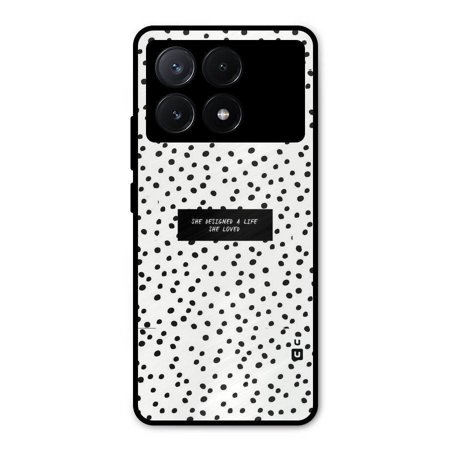 Life Loved Metal Back Case for Poco X6 Pro