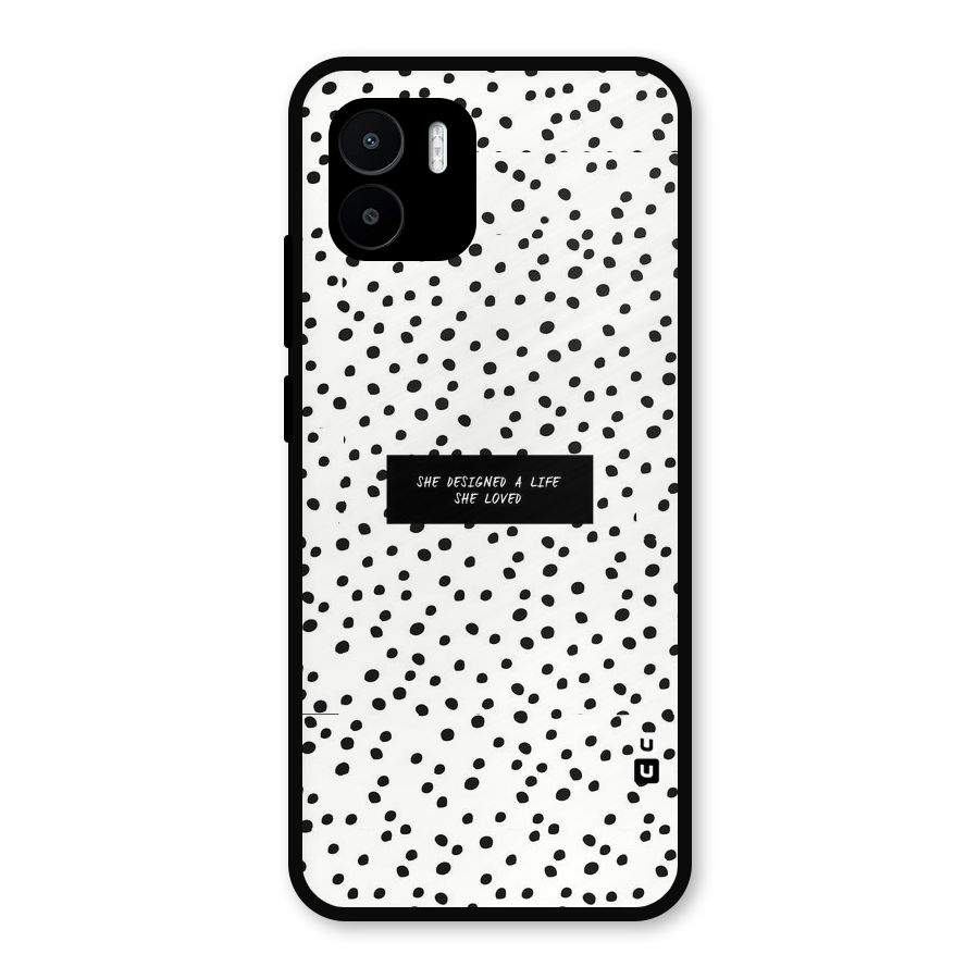 Life Loved Metal Back Case for Redmi A2