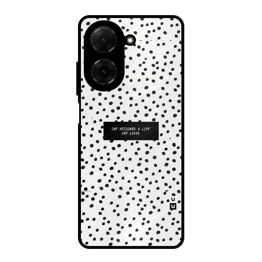 Life Loved Metal Back Case for Redmi A5 4G