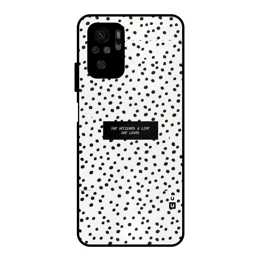 Life Loved Metal Back Case for Redmi Note 10S