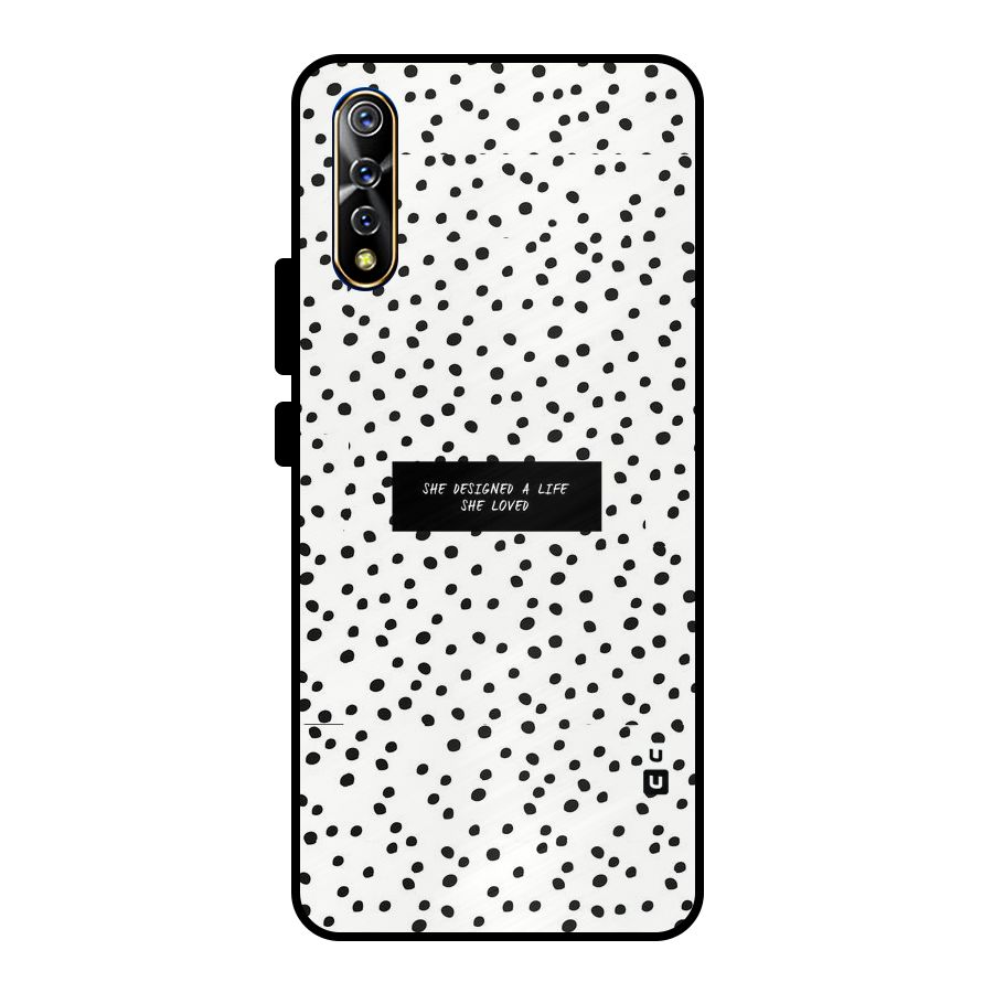 Life Loved Metal Back Case for Vivo S1