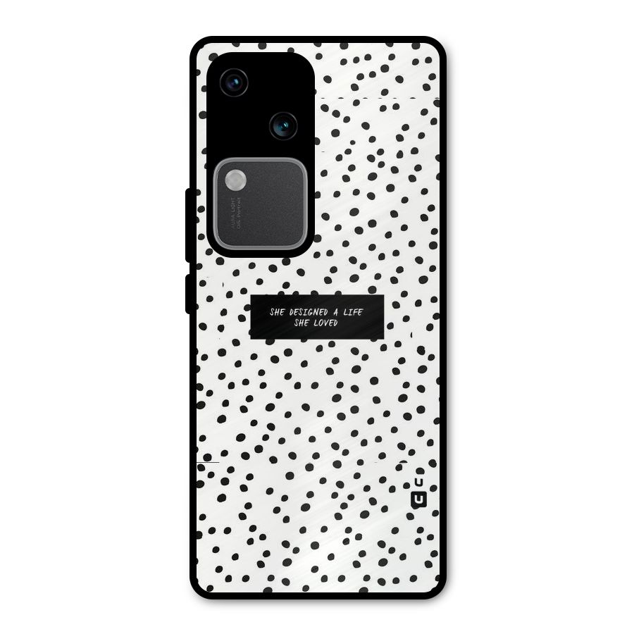 Life Loved Metal Back Case for Vivo V30 Pro