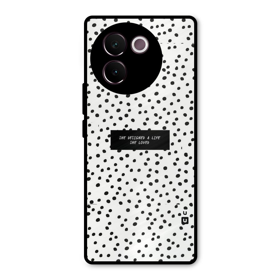 Life Loved Metal Back Case for Vivo V30e