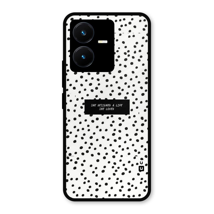 Life Loved Metal Back Case for Vivo Y22s