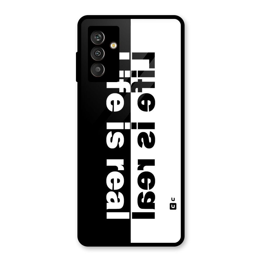 Life Reality Glass Back Case for Galaxy M13