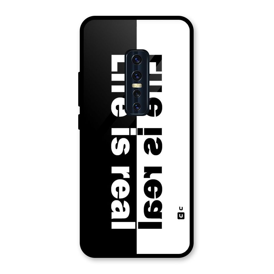 Life Reality Glass Back Case for Vivo V17 Pro