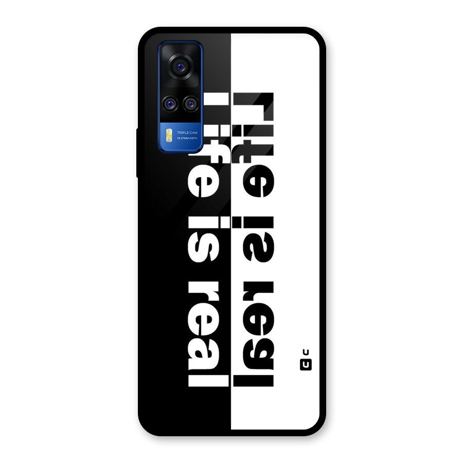 Life Reality Glass Back Case for Vivo Y31