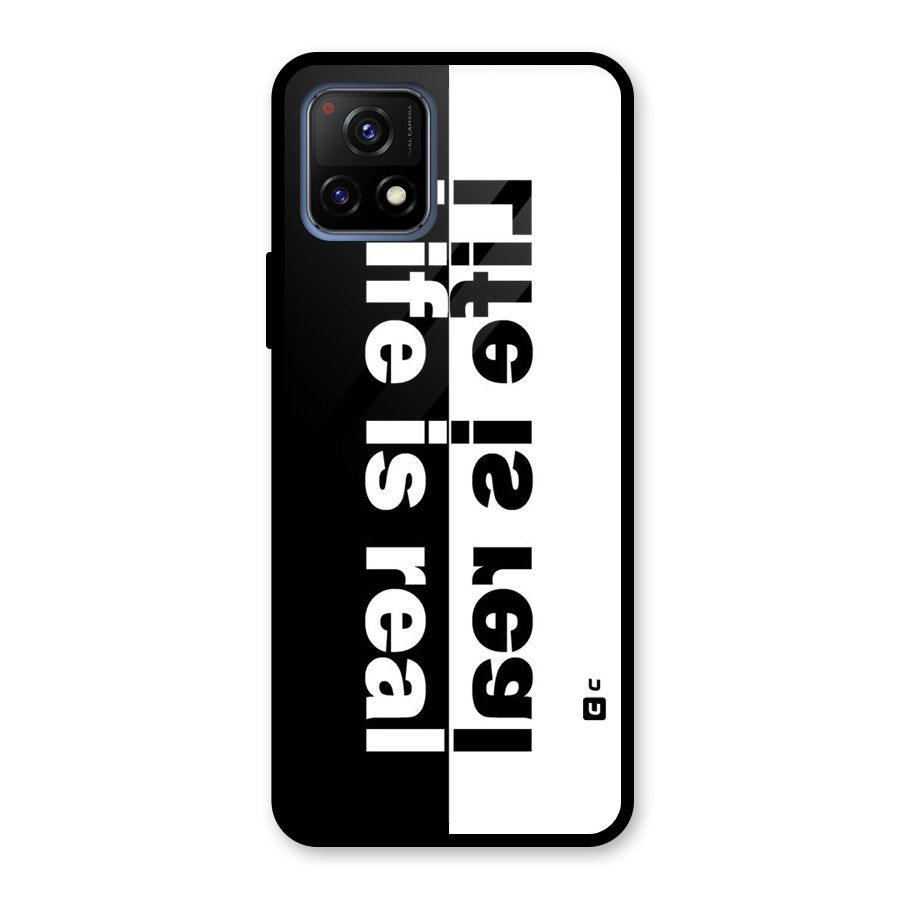 Life Reality Glass Back Case for Vivo Y72 5G
