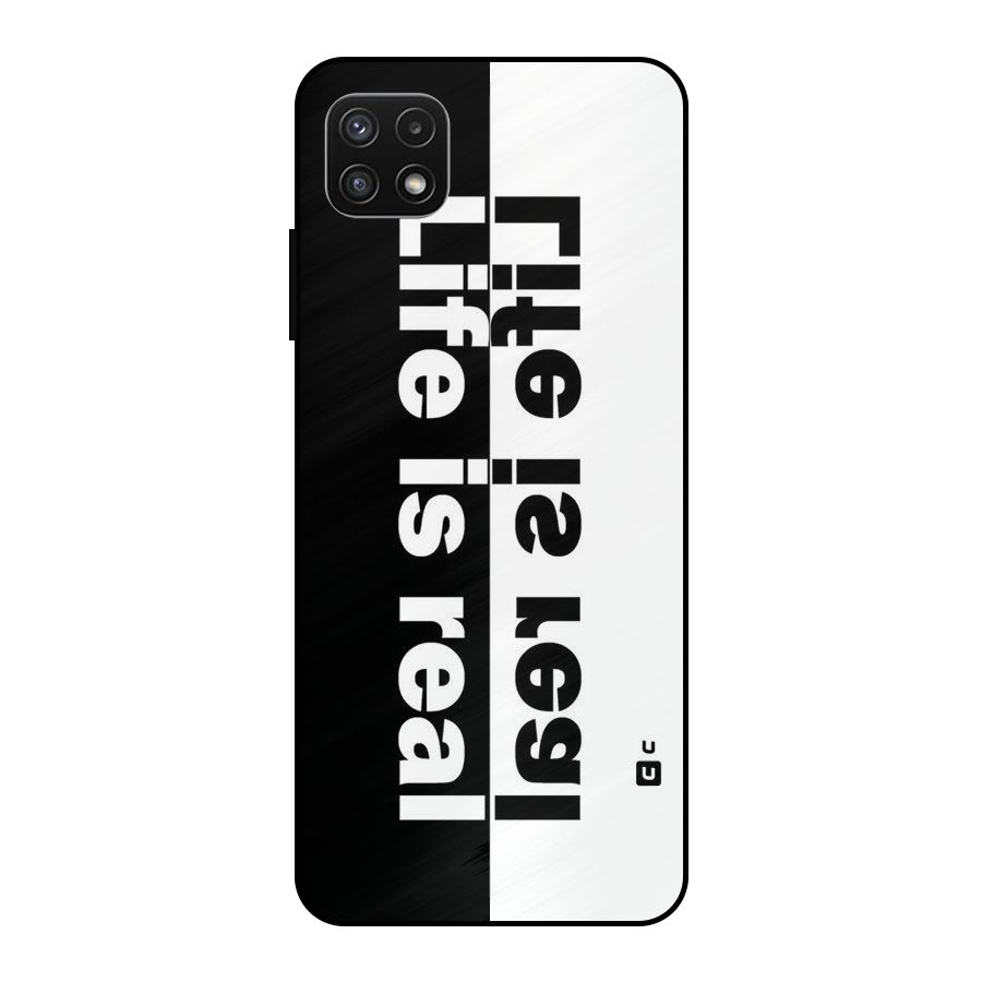 Life Reality Metal Back Case for Galaxy A22 5G