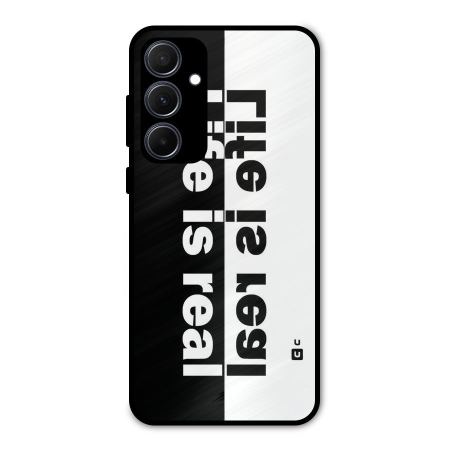 Life Reality Metal Back Case for Galaxy A35
