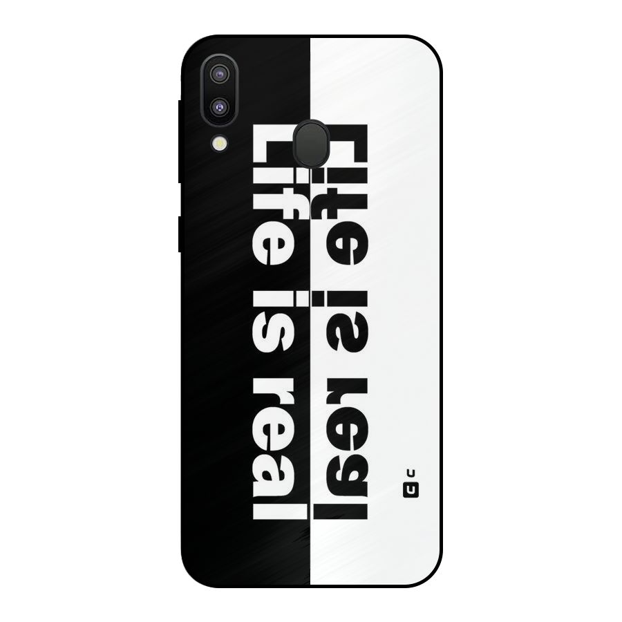 Life Reality Metal Back Case for Galaxy M20