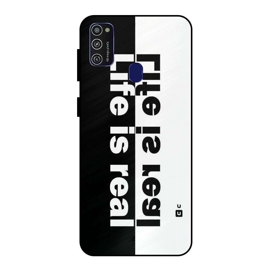 Life Reality Metal Back Case for Galaxy M21