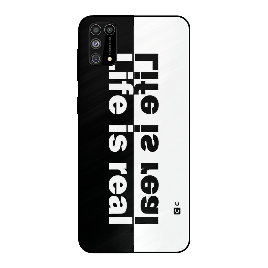 Life Reality Metal Back Case for Galaxy M31