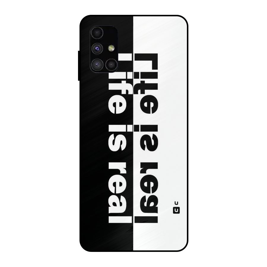 Life Reality Metal Back Case for Galaxy M51