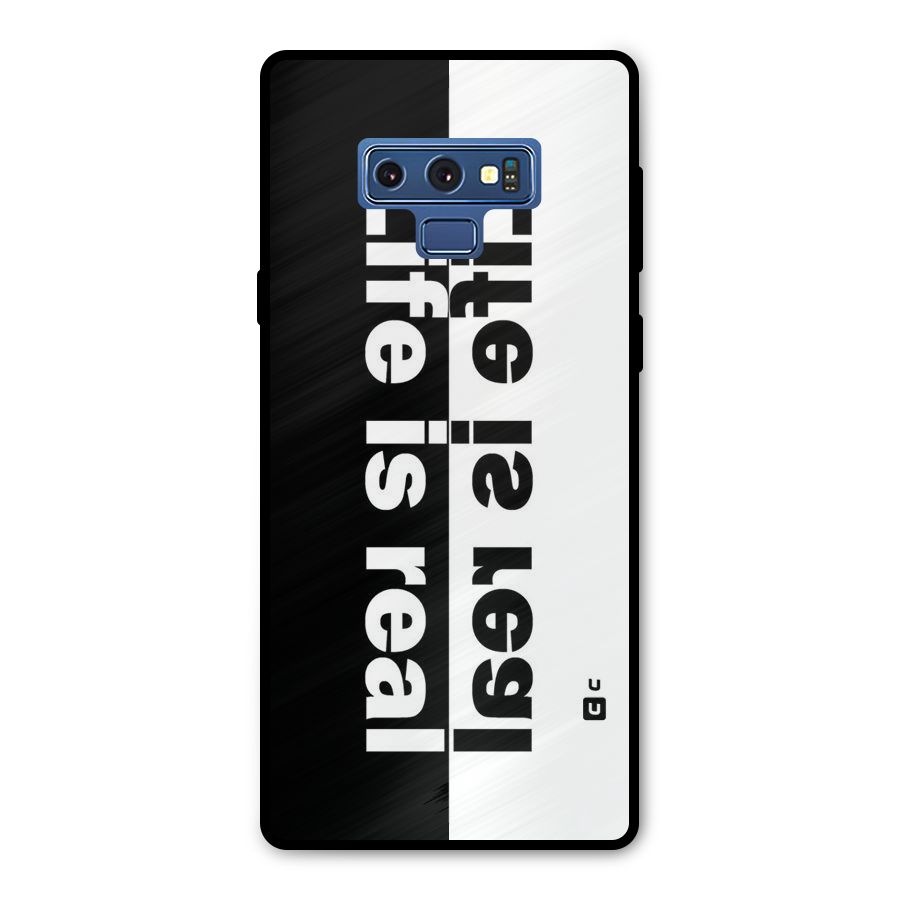 Life Reality Metal Back Case for Galaxy Note 9
