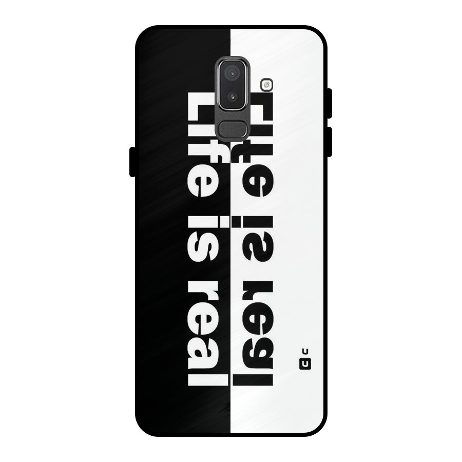Life Reality Metal Back Case for Galaxy On8 (2018)