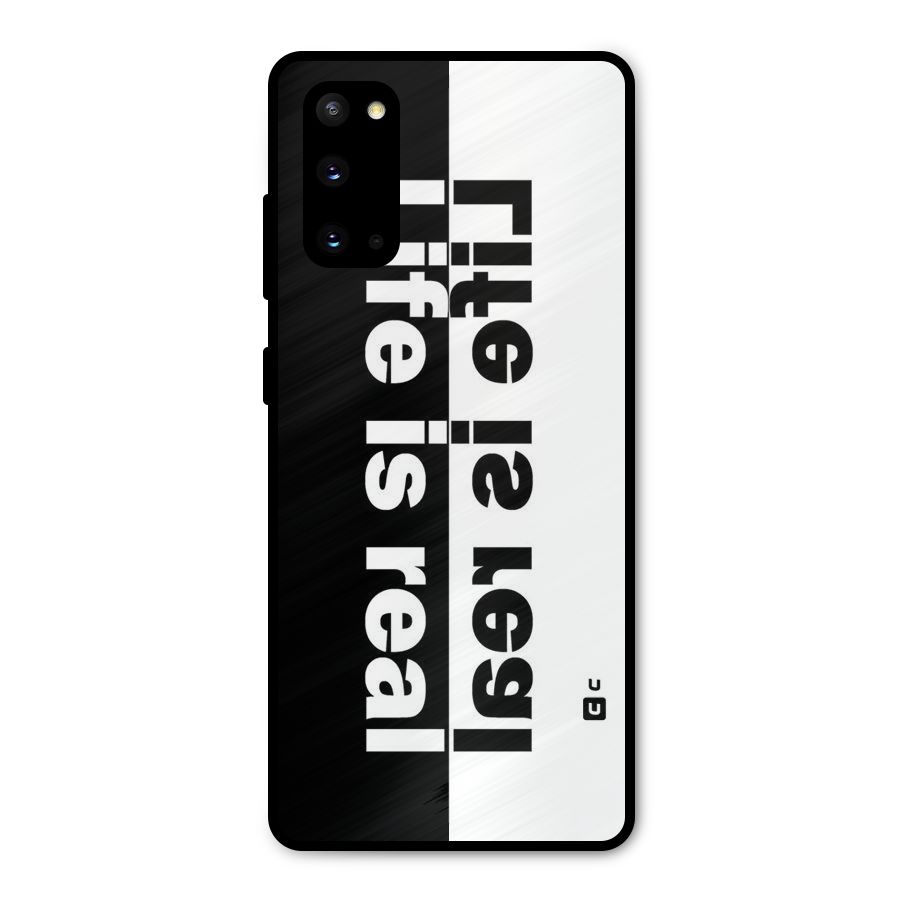 Life Reality Metal Back Case for Galaxy S20