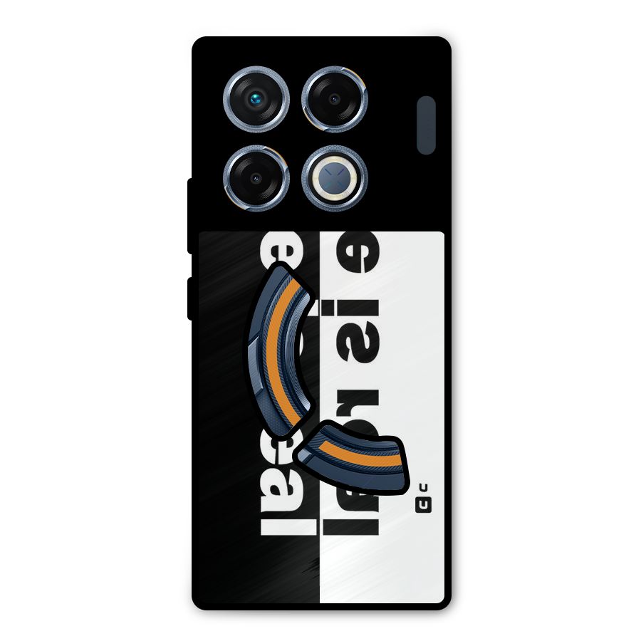 Life Reality Metal Back Case for Infinix GT 20 Pro