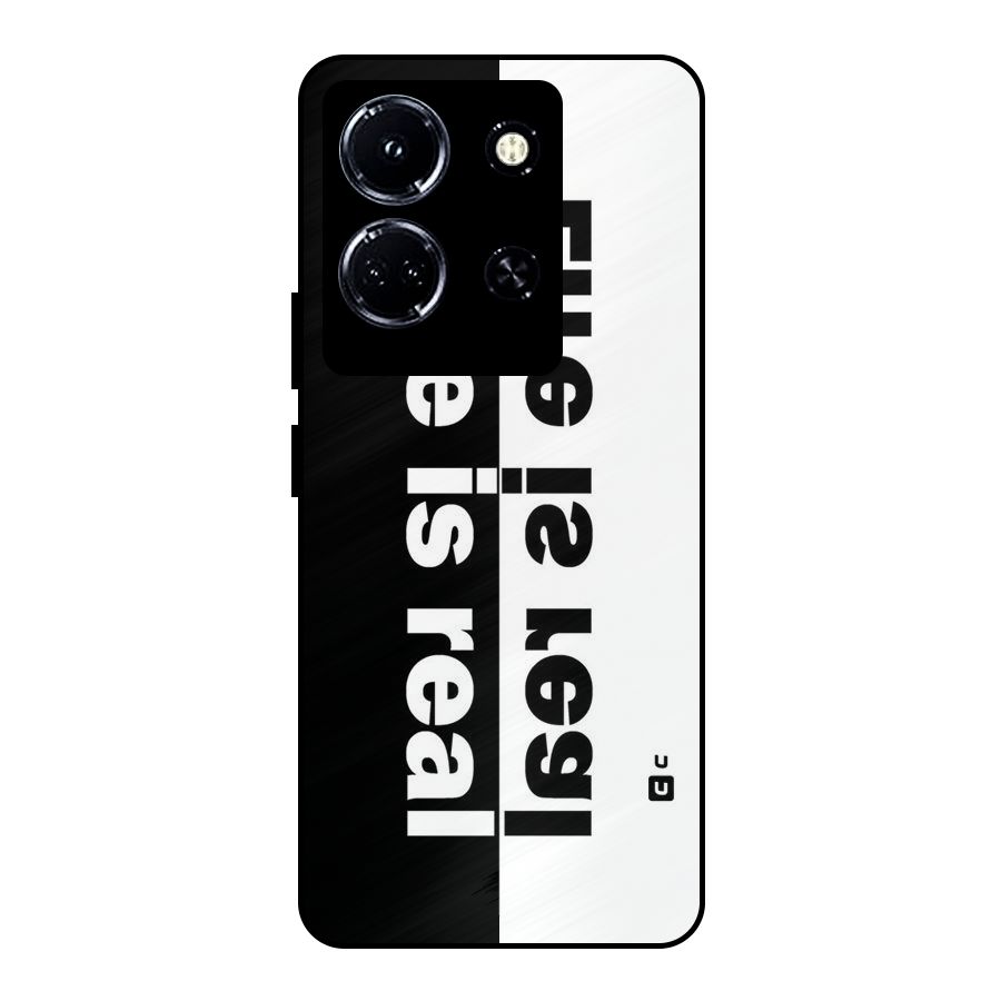 Life Reality Metal Back Case for Infinix Note 30 5G