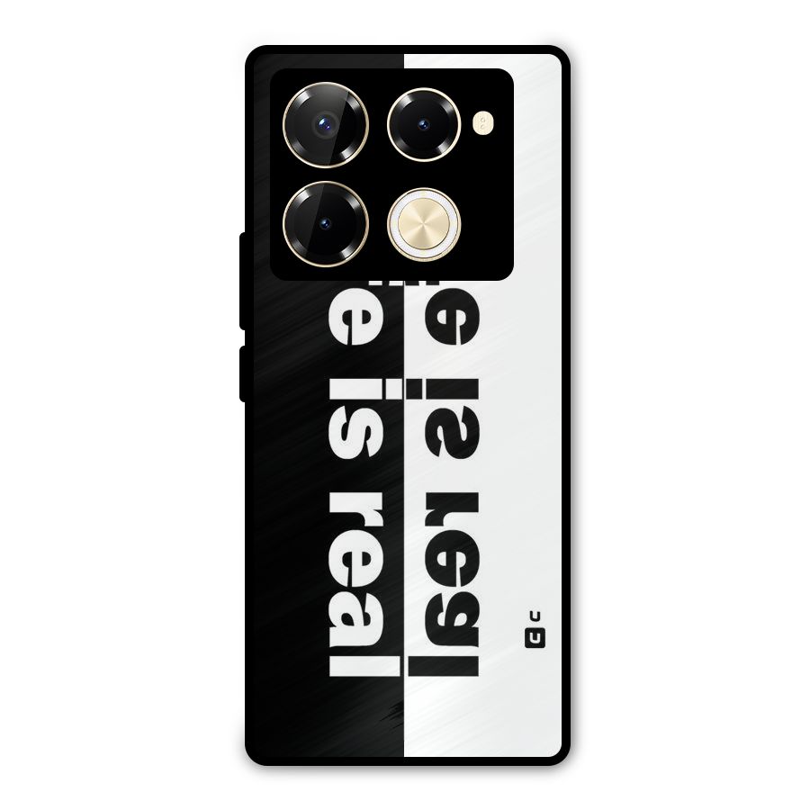 Life Reality Metal Back Case for Infinix Note 40 Pro Plus