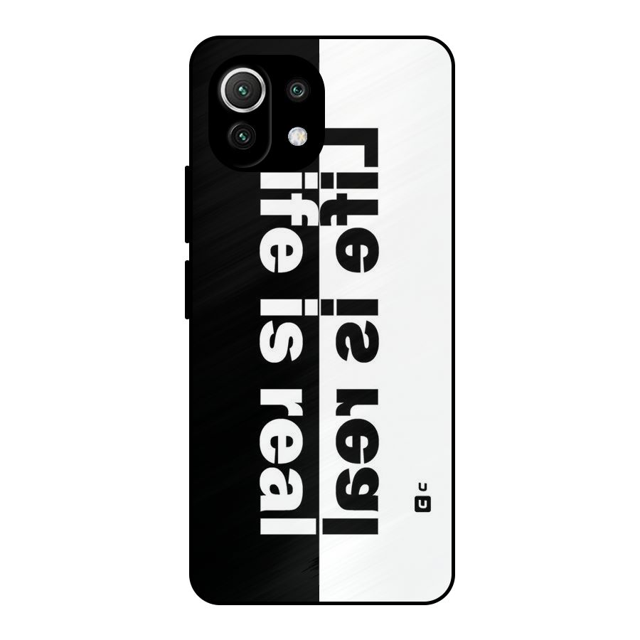 Life Reality Metal Back Case for Mi 11 Lite