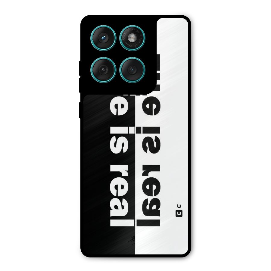 Life Reality Metal Back Case for Motorola Edge 60 Fusion