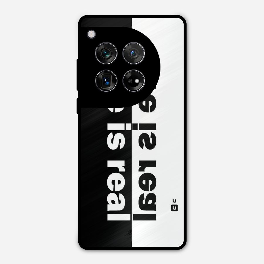 Life Reality Metal Back Case for OnePlus 12