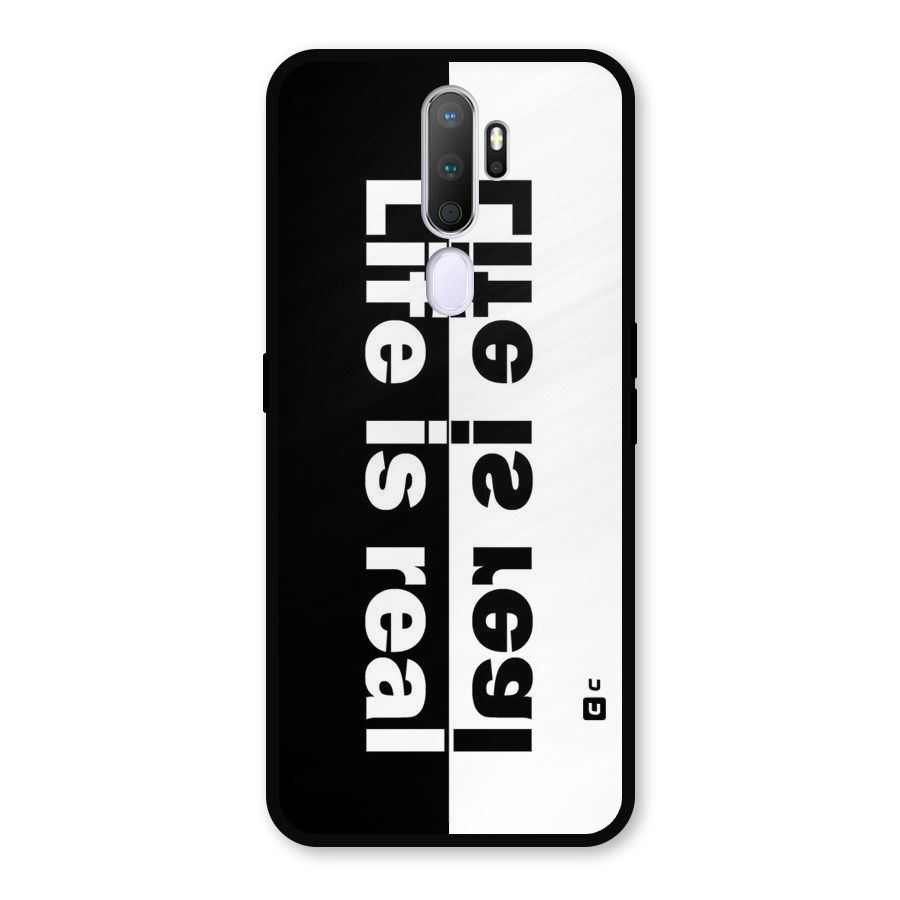 Life Reality Metal Back Case for Oppo A9 (2020)