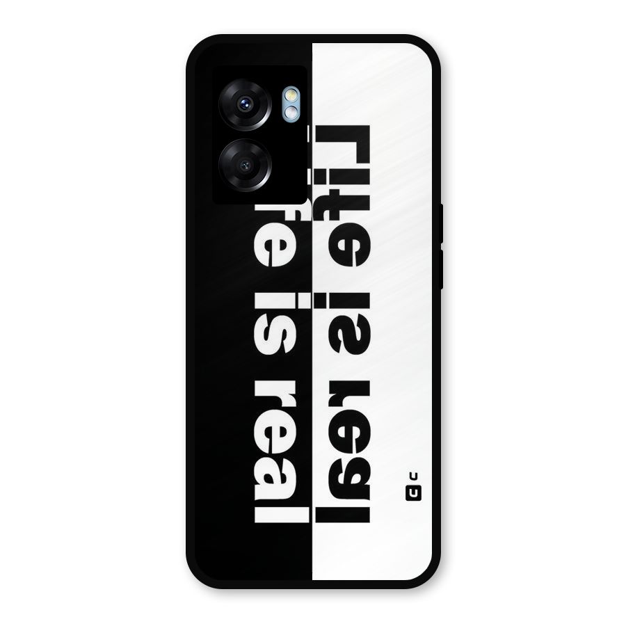 Life Reality Metal Back Case for Oppo K10 (5G)
