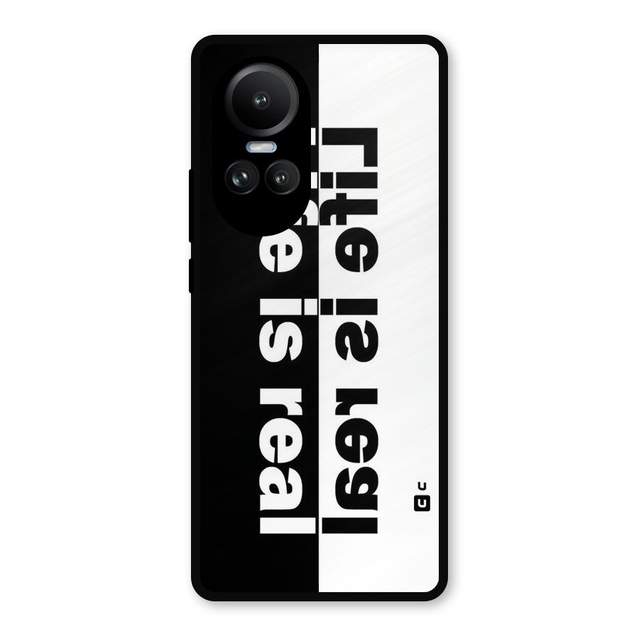 Life Reality Metal Back Case for Oppo Reno10