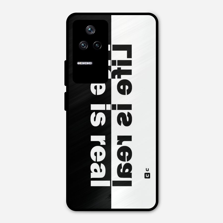 Life Reality Metal Back Case for Poco F4 5G