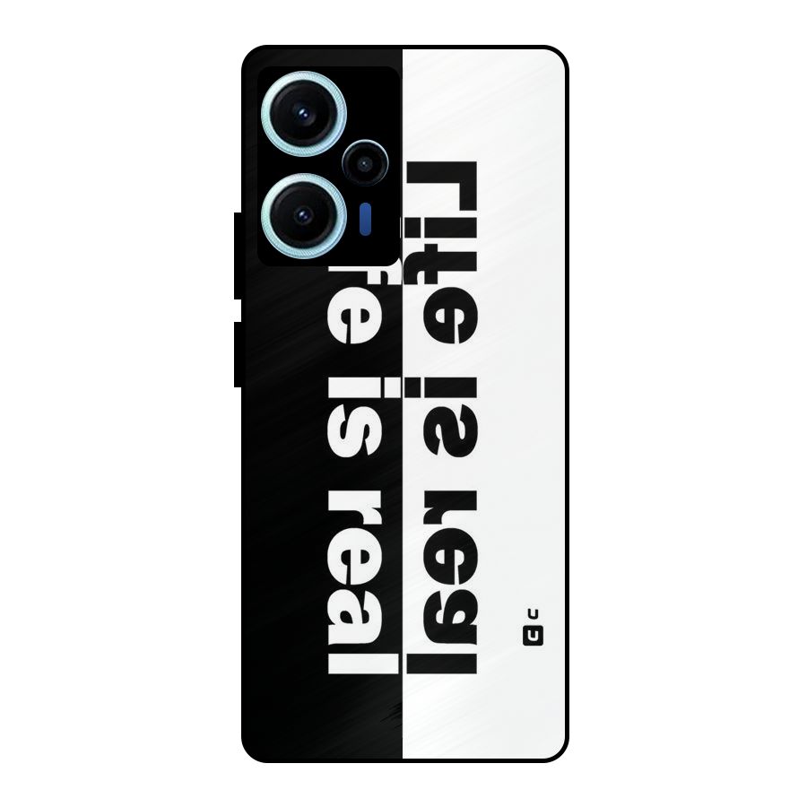 Life Reality Metal Back Case for Poco F5