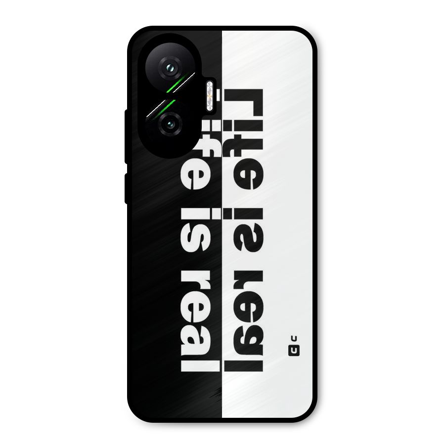 Life Reality Metal Back Case for Poco F7