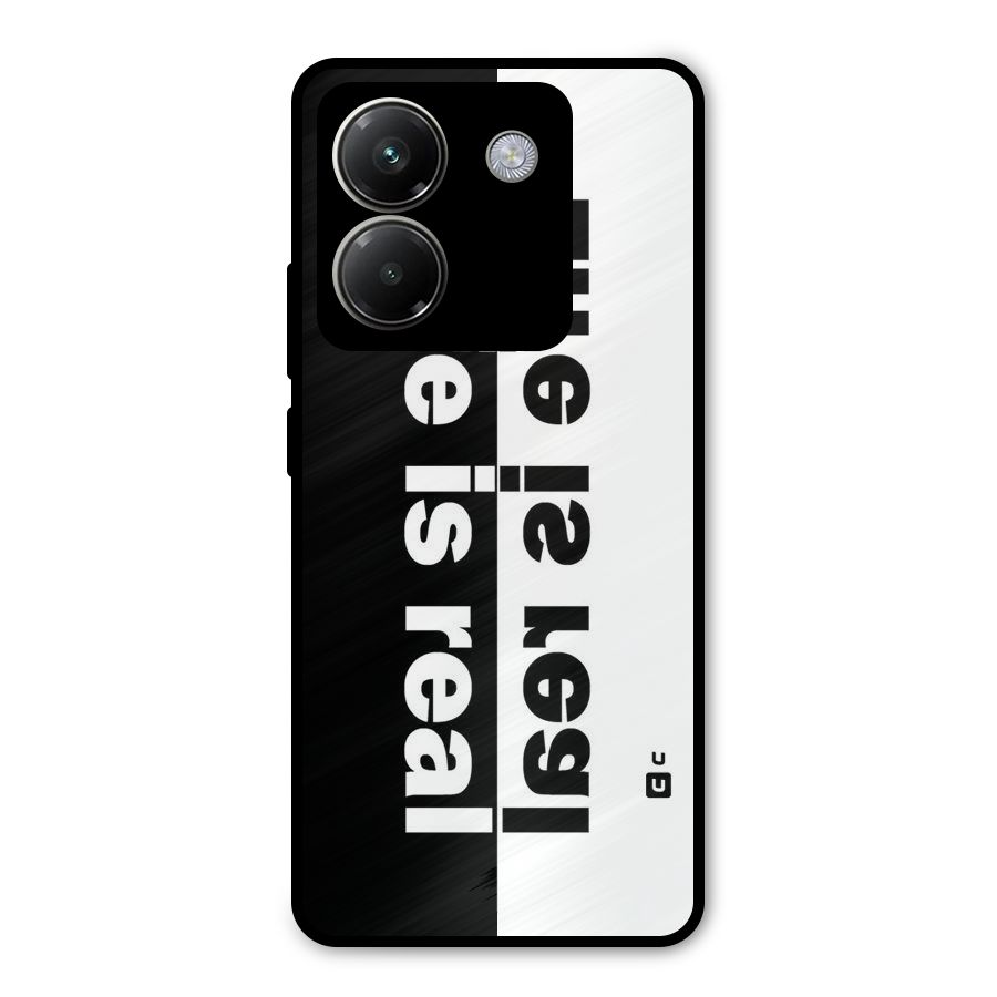 Life Reality Metal Back Case for Poco M7 Pro 5G