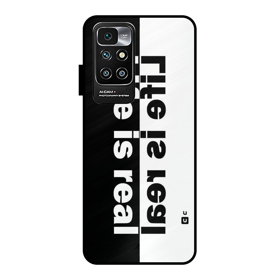 Life Reality Metal Back Case for Redmi 10 Prime